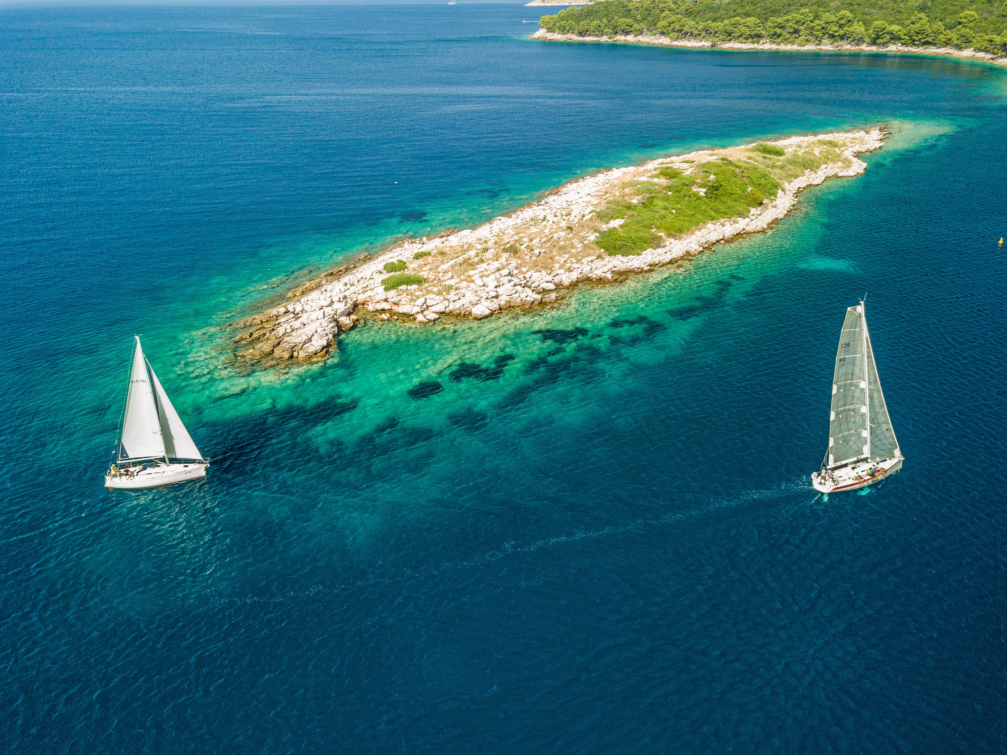 Off the coast of Mljet (Croatia Tourist Office)